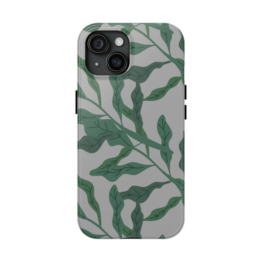 Botanical Tough Phone Case - Durable and Stylish Leaf Design